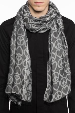 Embroidered scarf, zdjęcie 2 Embroidered scarf od Moschino
